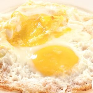 Half fried Egg