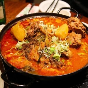 delicious, korean, food, dinner, hot, spicy, chilli, curry, potato, chicken, city, christchurch, new zealand, curry, curry, curry, curry, curry